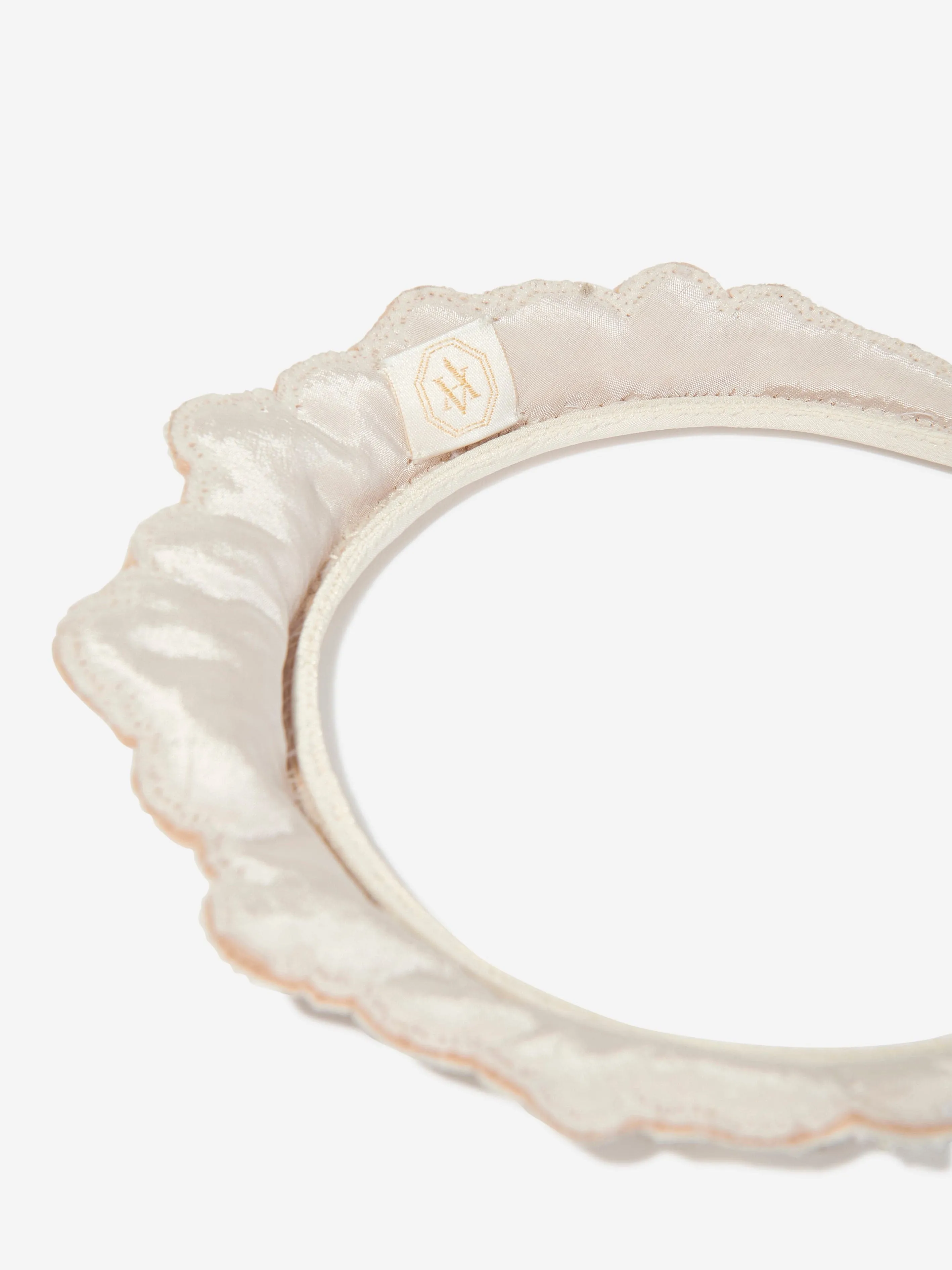 Maison Ava Girls Princess Headband in Ivory