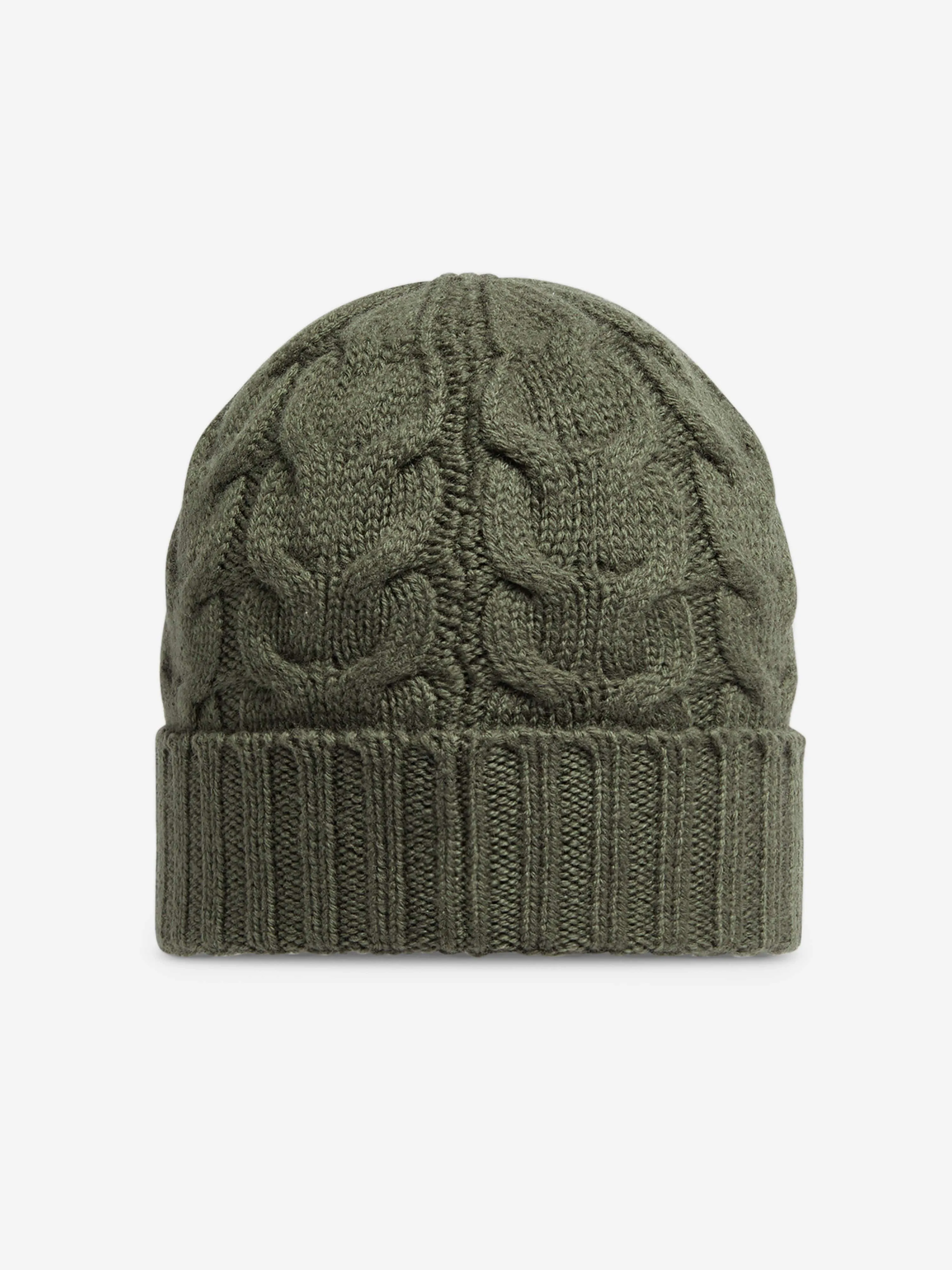 Moncler Enfant Boys Logo Beanie Hat in Green