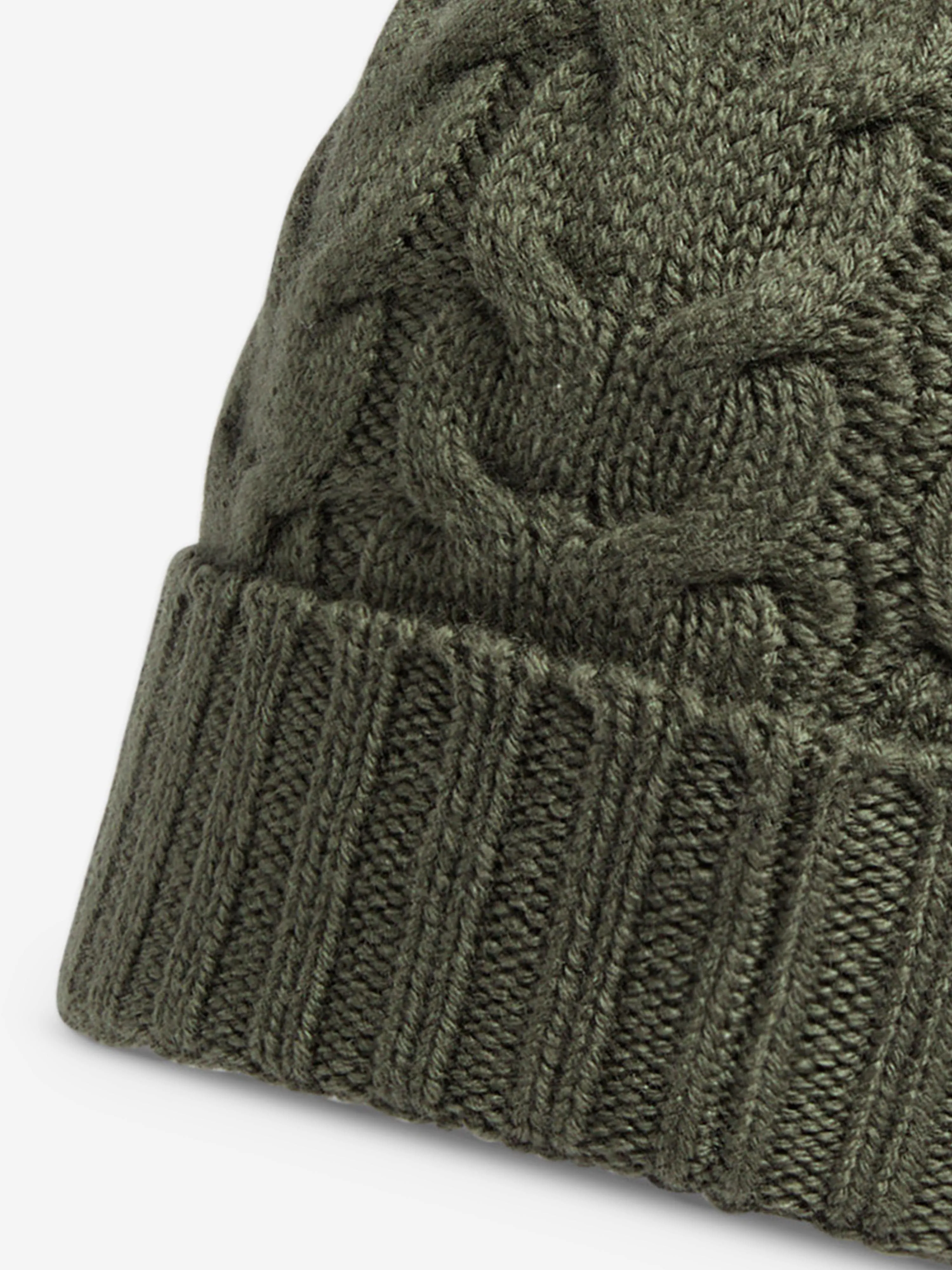 Moncler Enfant Boys Logo Beanie Hat in Green
