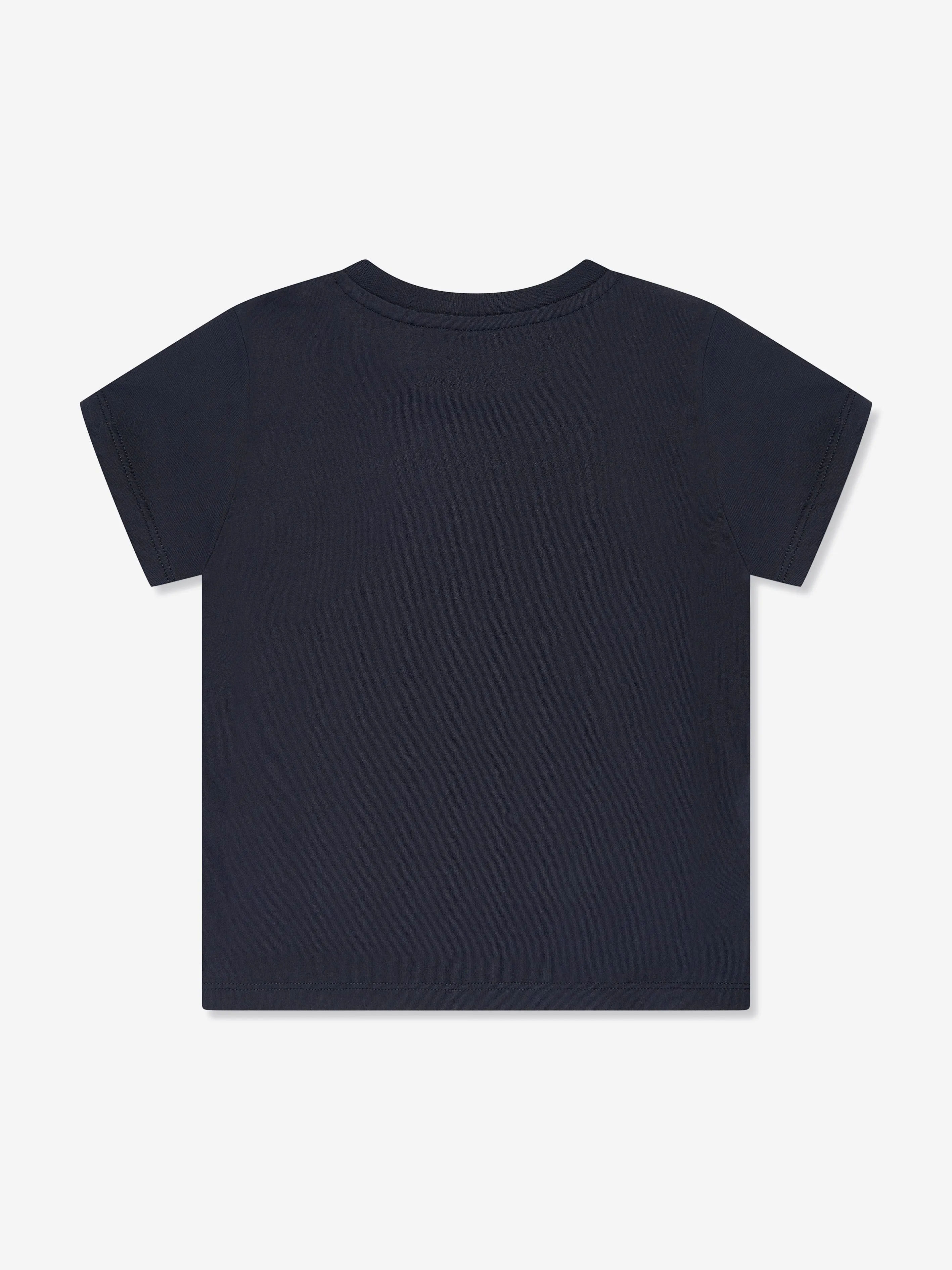 Moncler Enfant Boys Logo T-Shirt in Navy