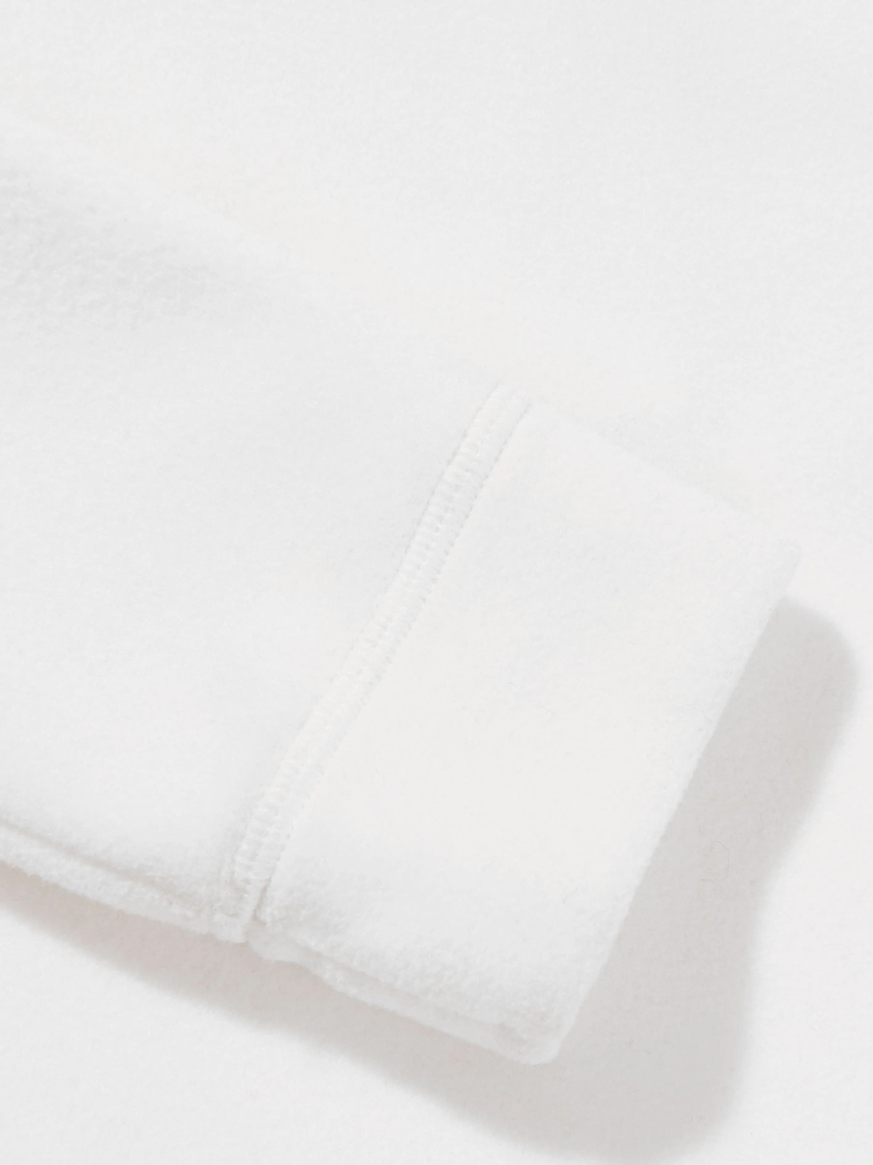 Moncler Enfant Kids Grenoble Half Zip Sweatshirt in White