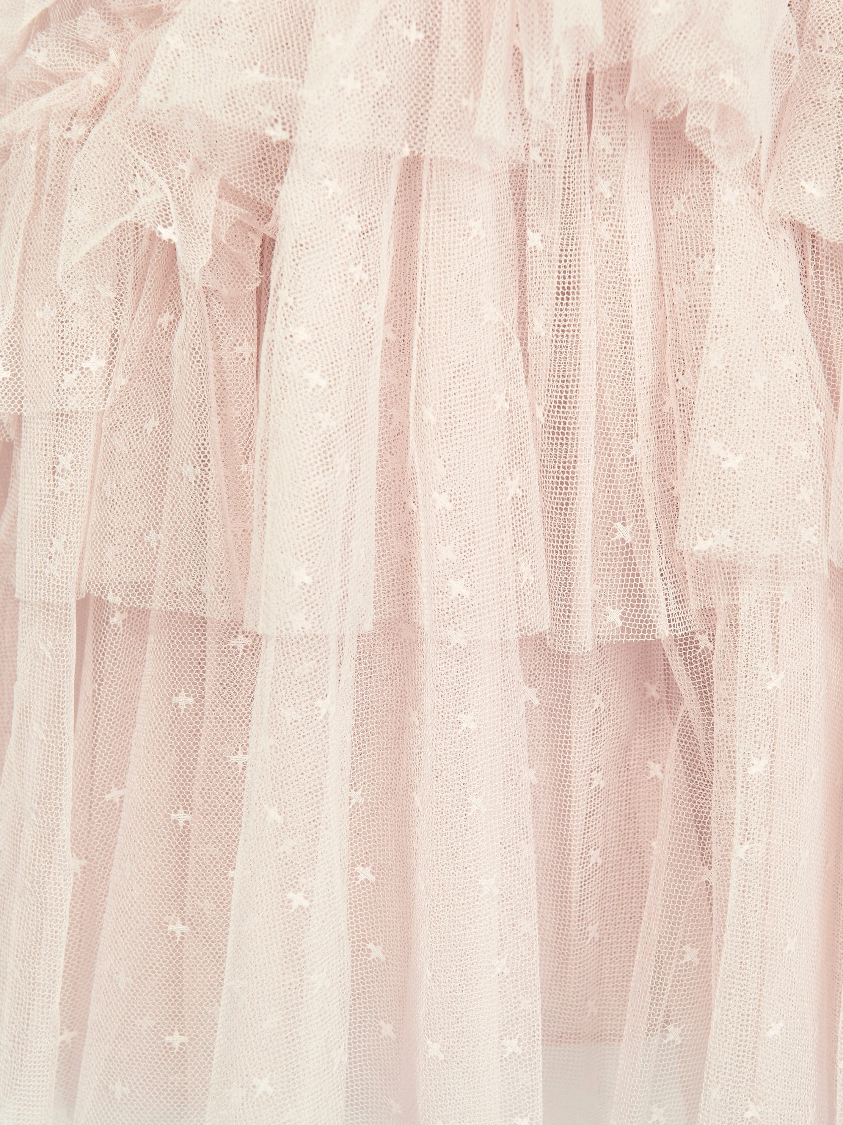 Needle & Thread Girls Elia Tulle Dress in Pink