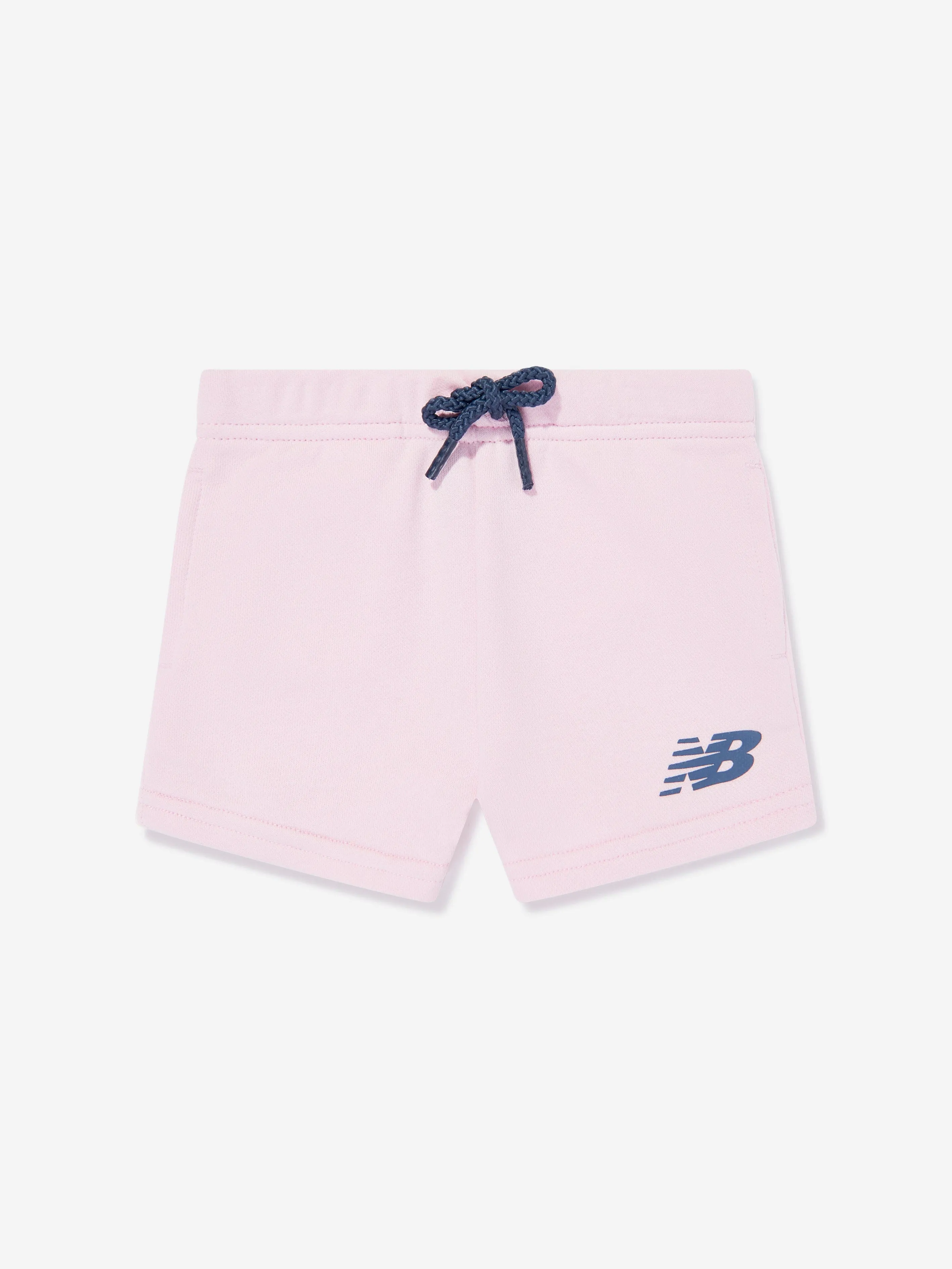 New Balance Girls 3 Piece Short Set in Pink
