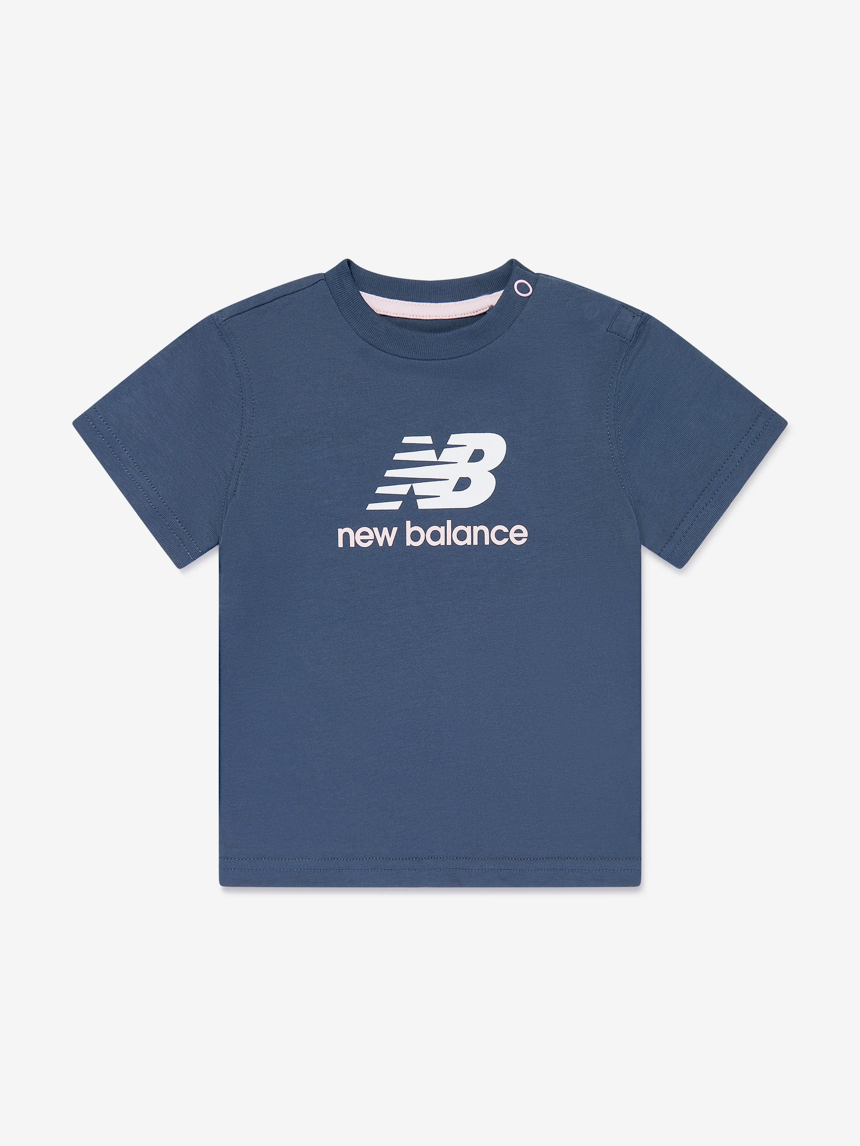 New Balance Girls 3 Piece Short Set in Pink