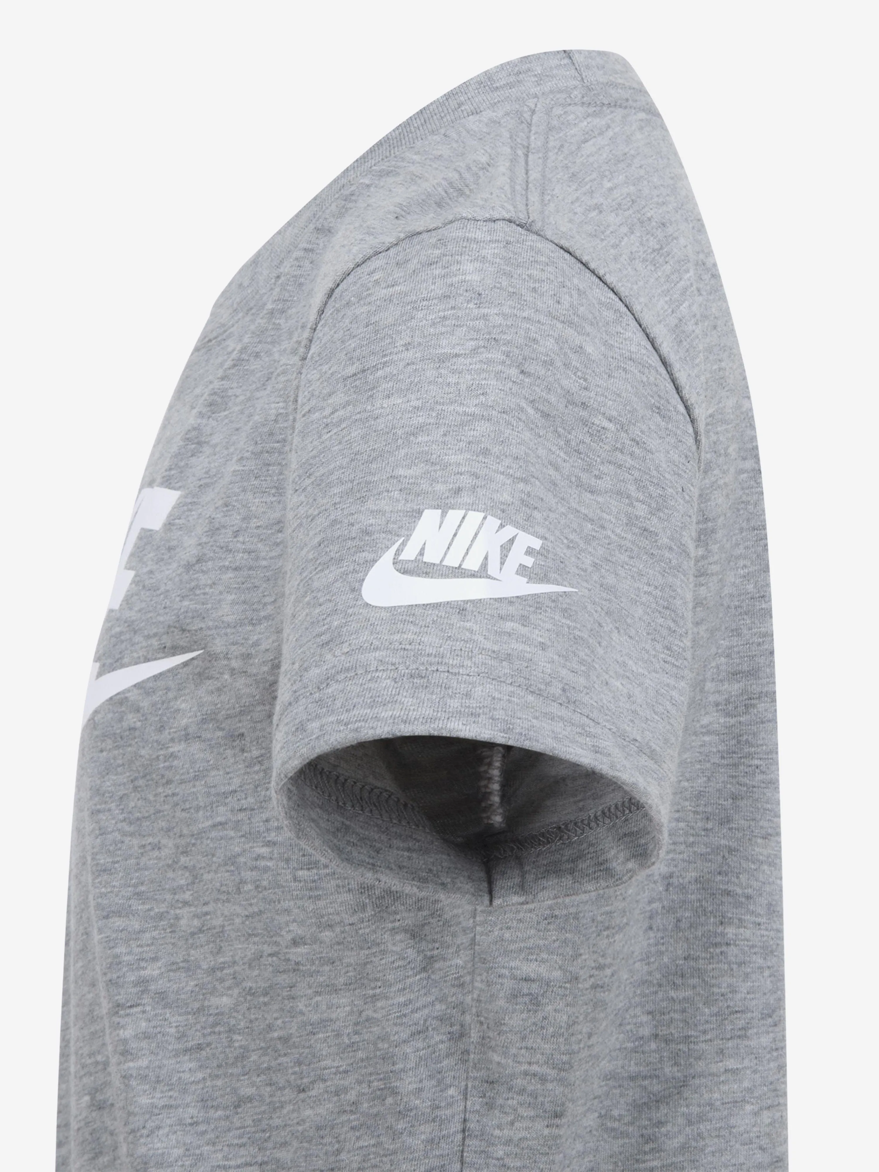 Nike Kids Futura Evergreen T-Shirt in Grey