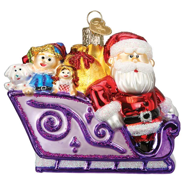 Old World Christmas Santa and Friends Ornament