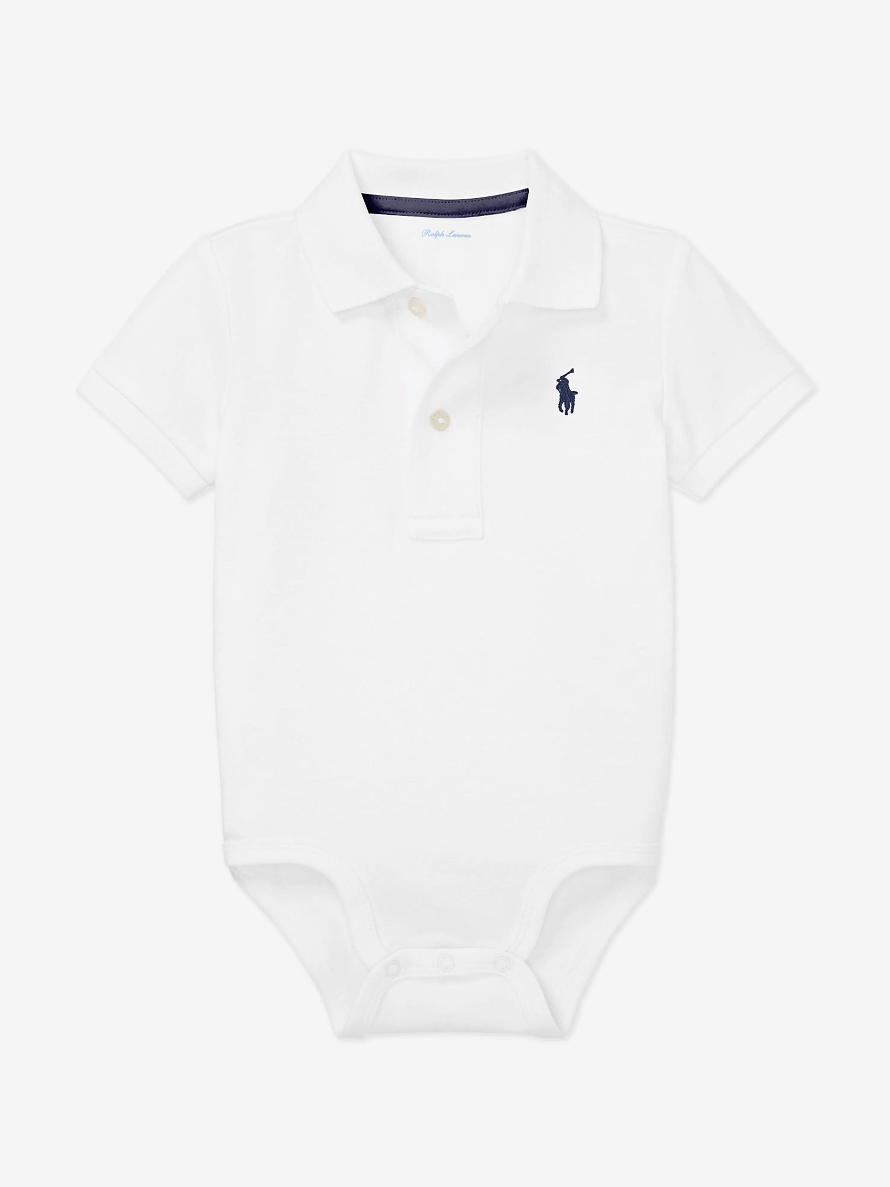 Ralph Lauren Baby Boys Logo Bodysuit in White