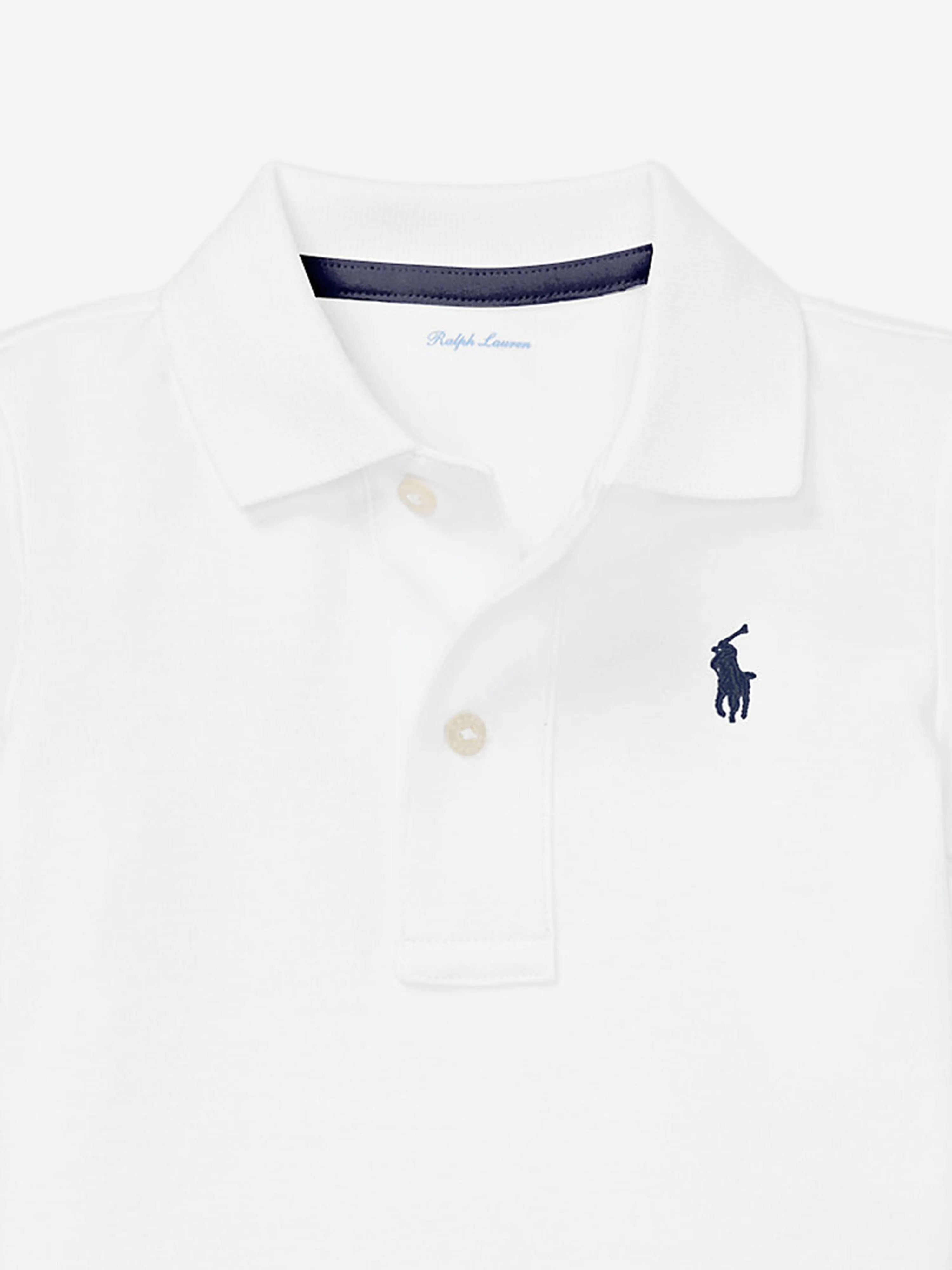 Ralph Lauren Baby Boys Logo Bodysuit in White