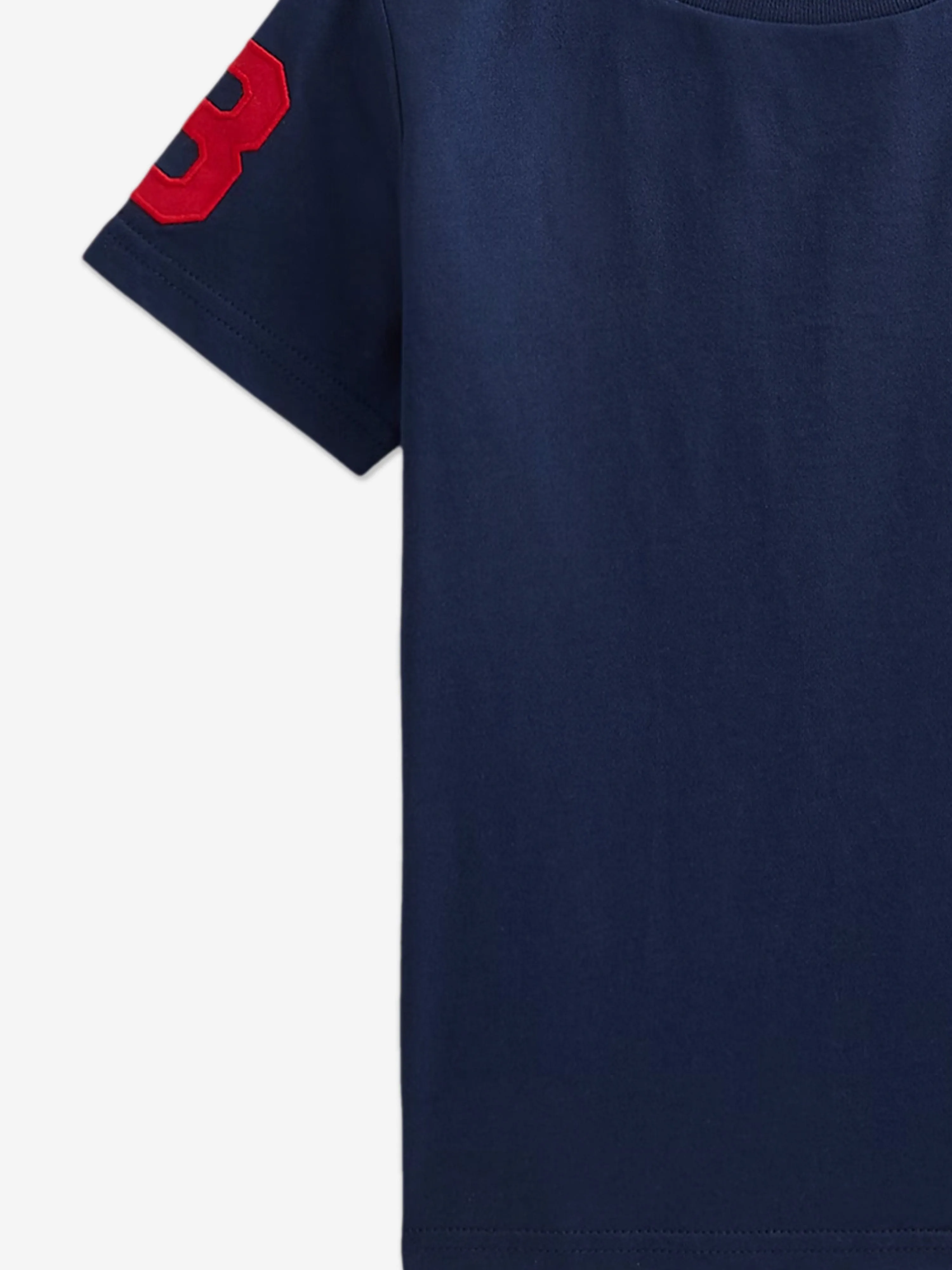 Ralph Lauren Boys Jersey Logo T-Shirt in Navy