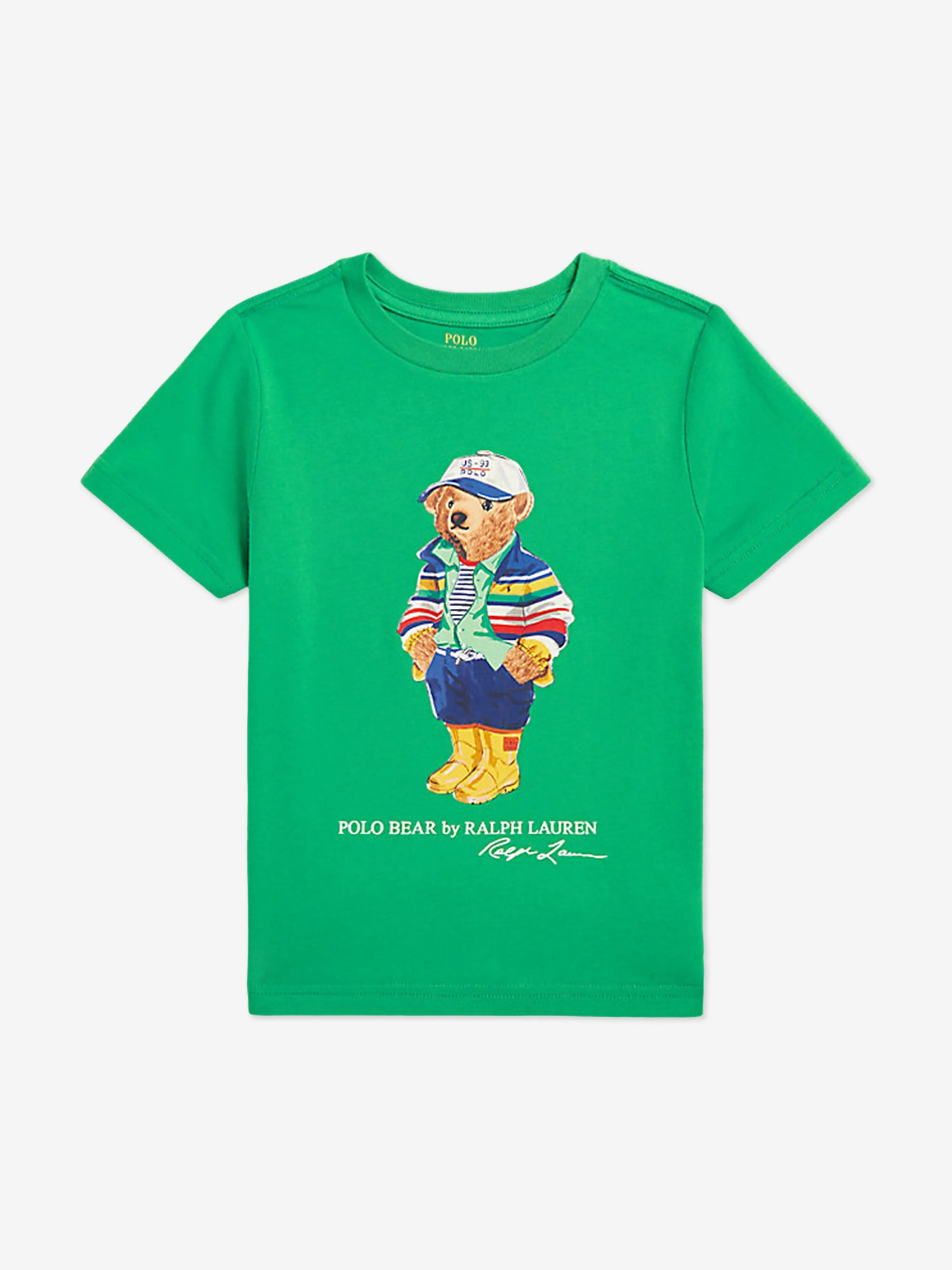 Ralph Lauren Boys Polo Bear T-Shirt in Green
