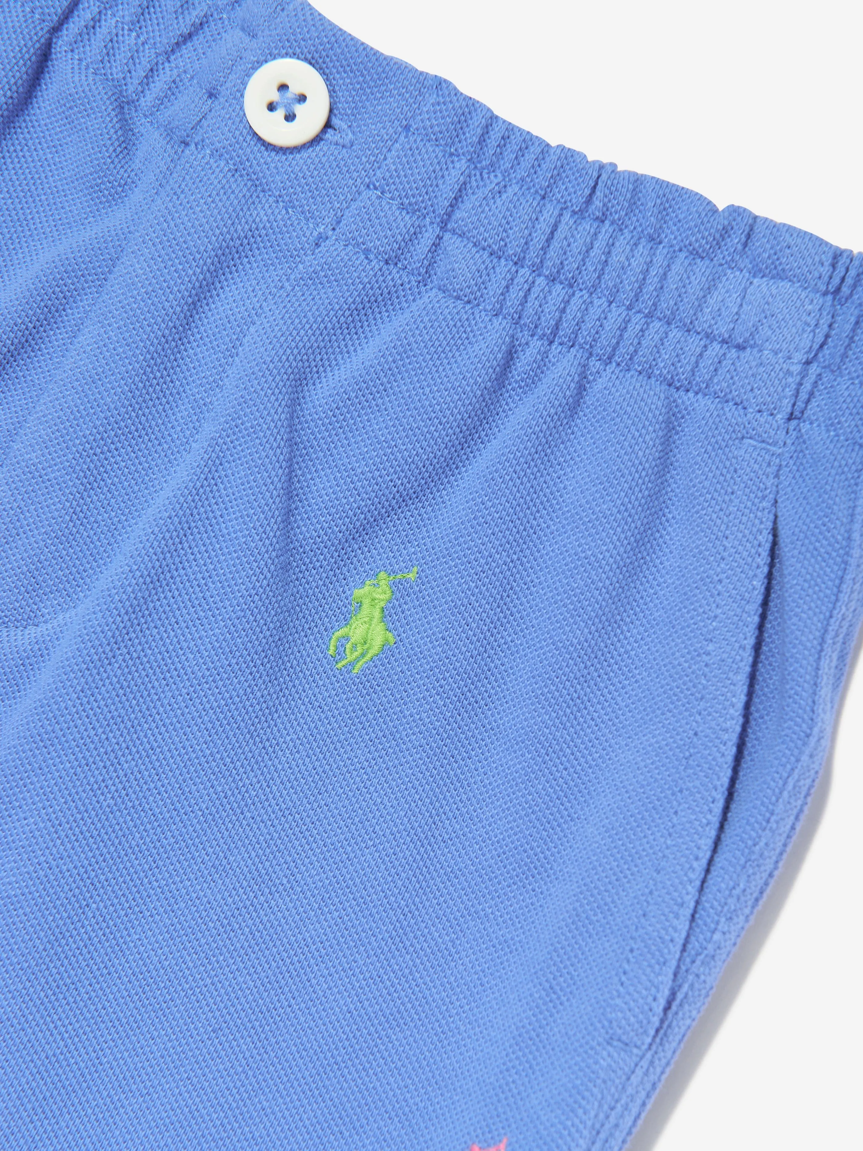 Ralph Lauren Boys Prepster Logo Shorts in Blue