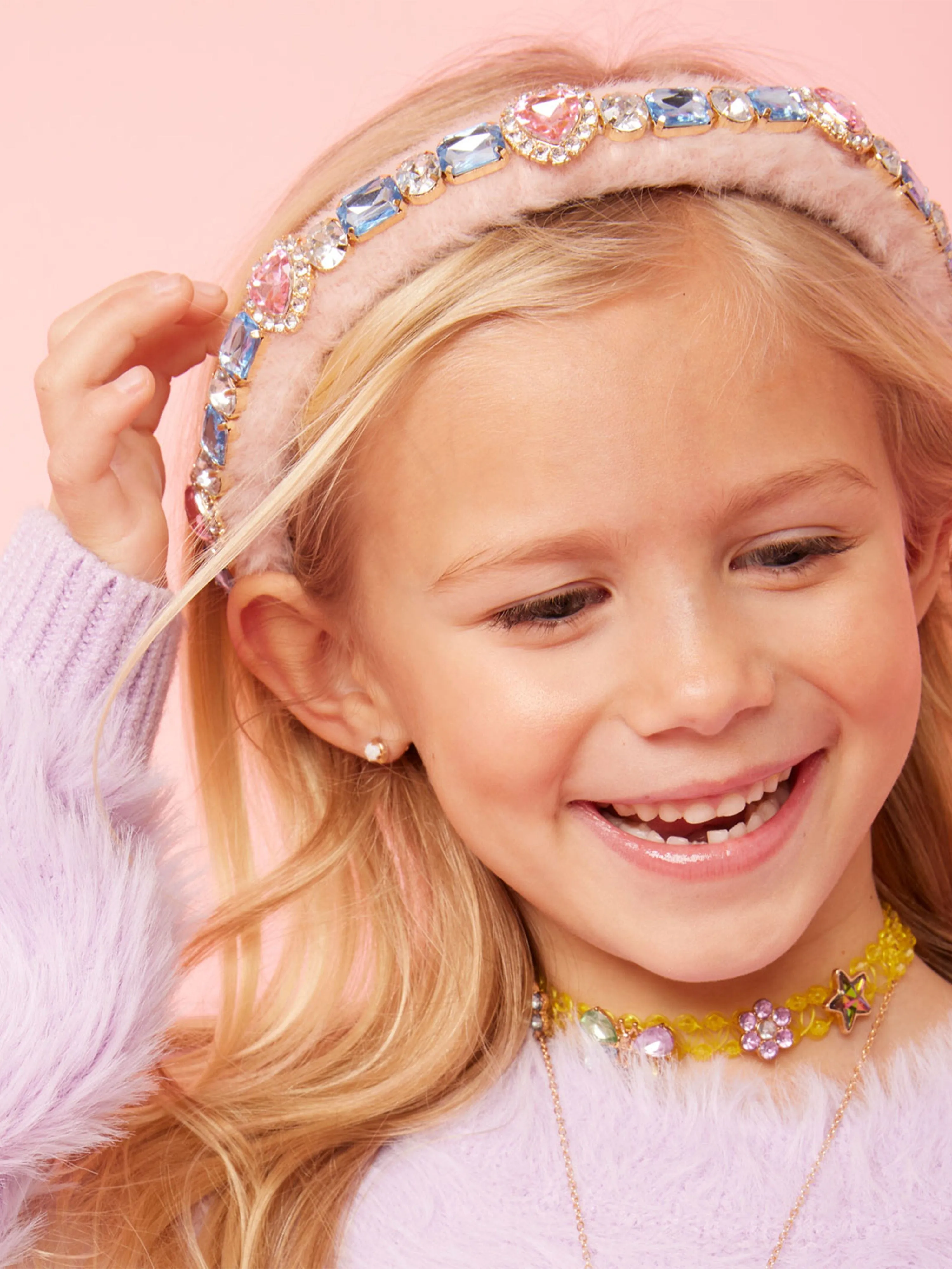 Super Smalls Girls Candy Cloud Headband in Pink