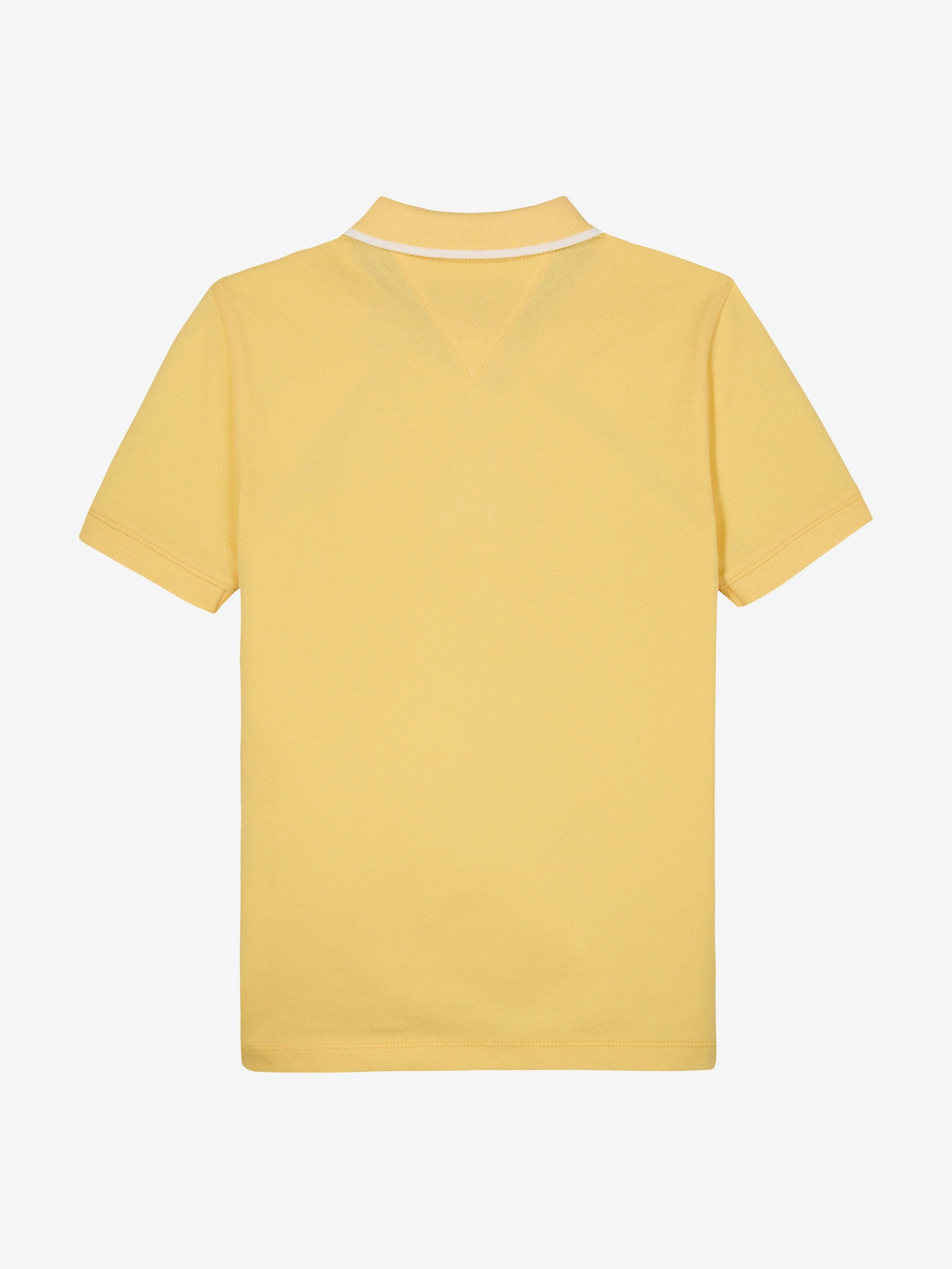 Tommy Hilfiger Boys Flag Polo Shirt in Yellow