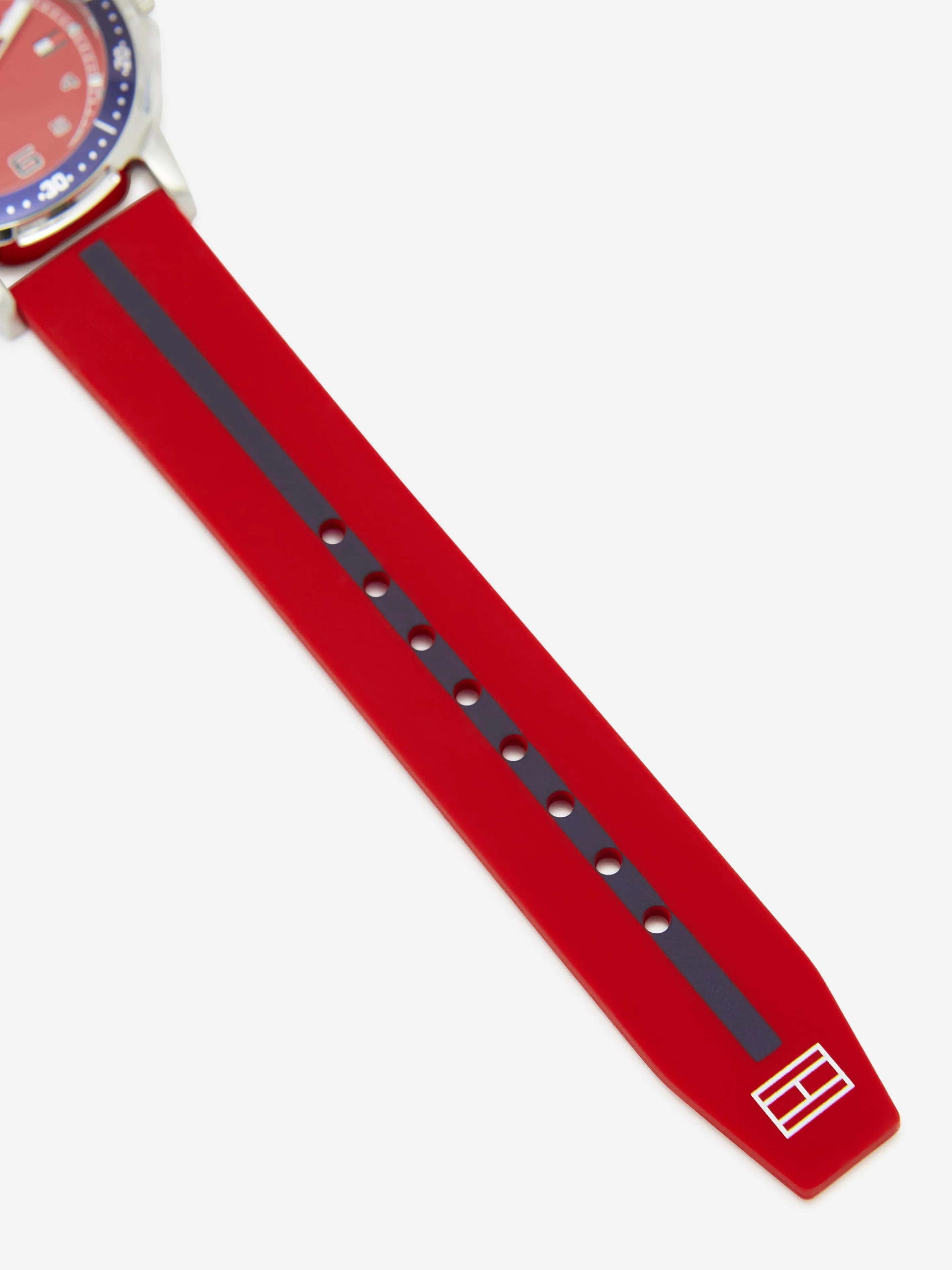 Tommy Hilfiger Boys Logo Strap watch in Red (34mm)