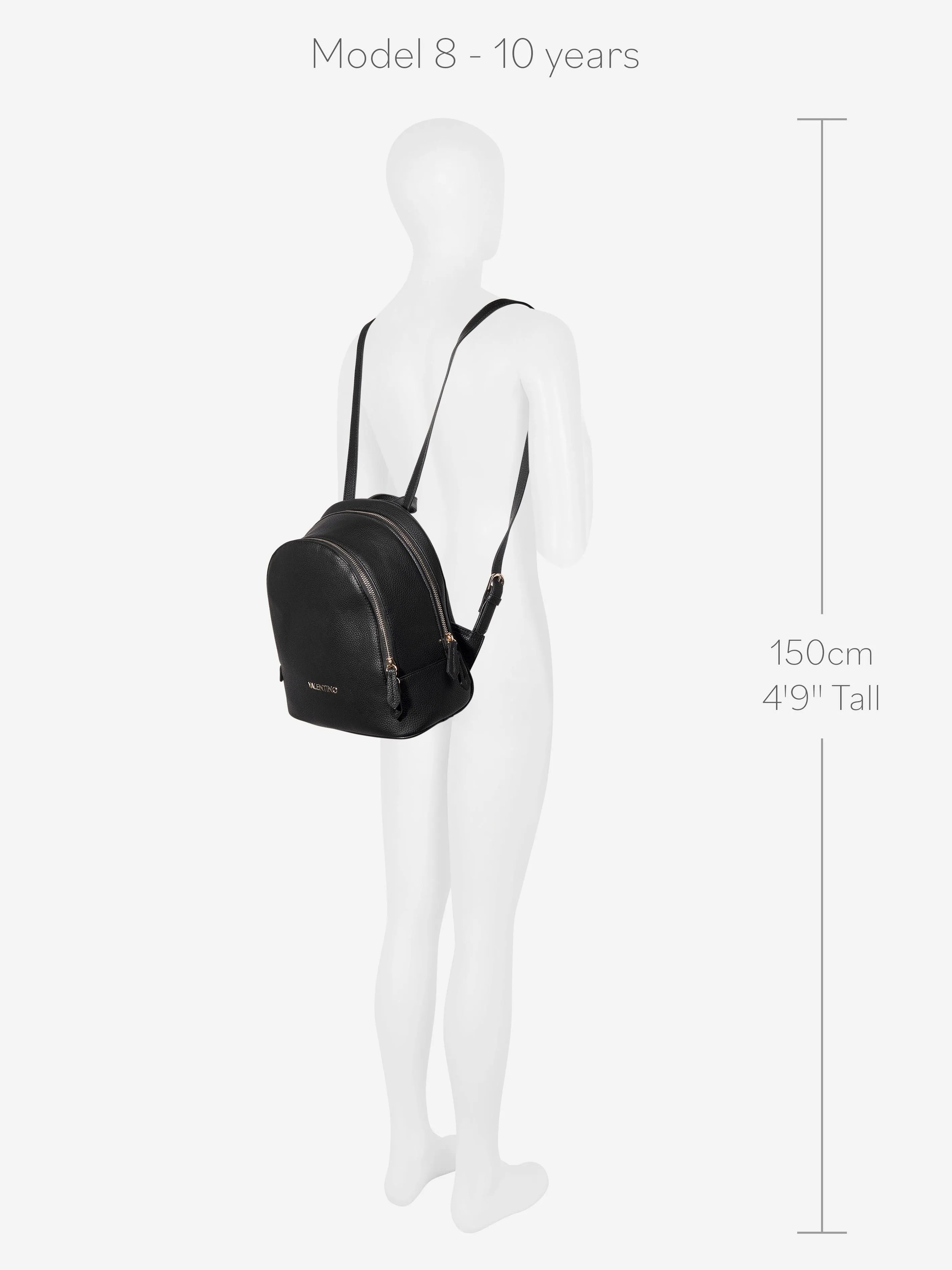 Valentino Brixton Backpack in Black (27cm)