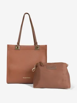 Valentino Post Re Tote Bag in Brown (33cm)