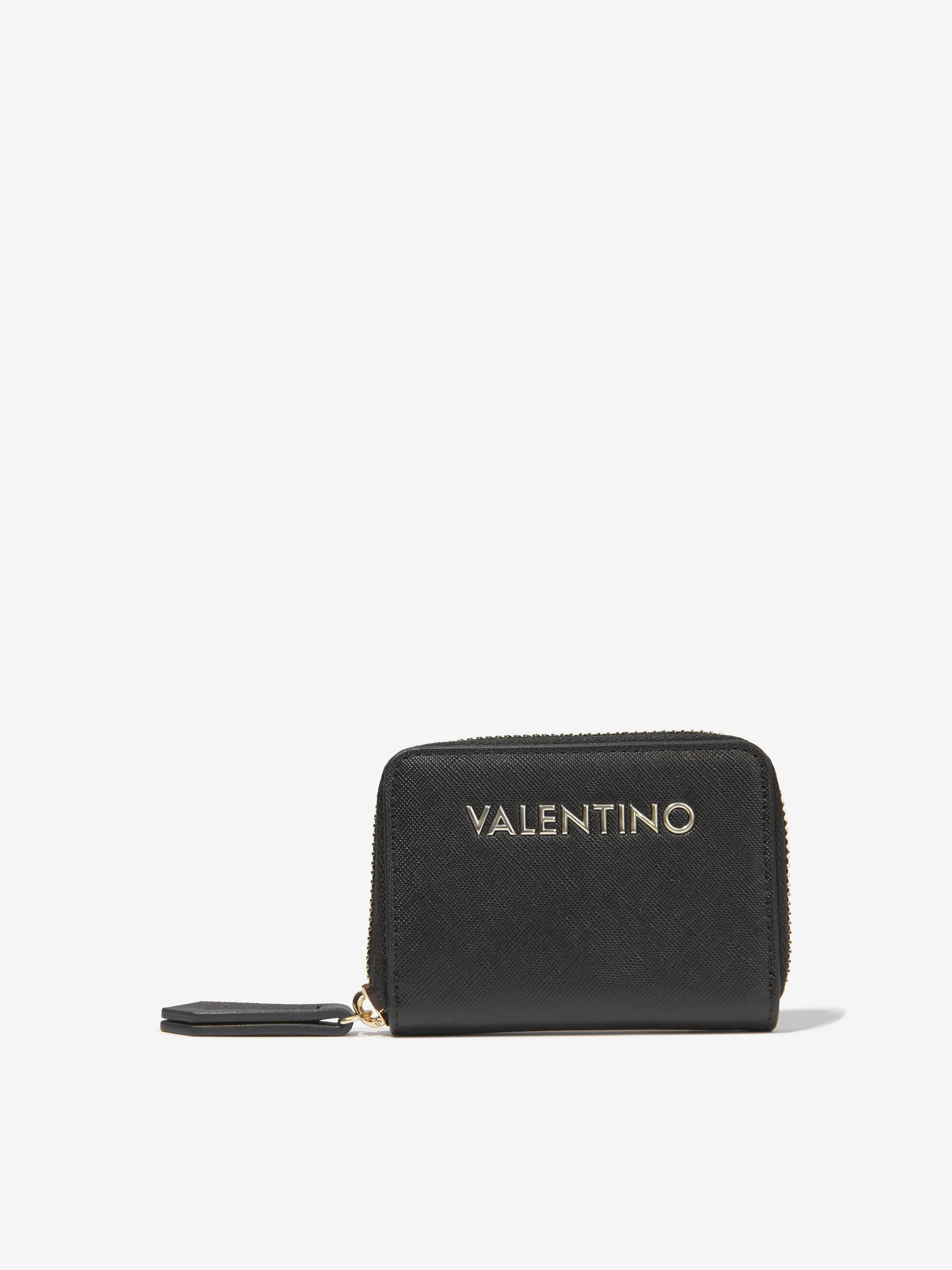 Valentino Zero Re Zip Around Wallet in Black (10cm)