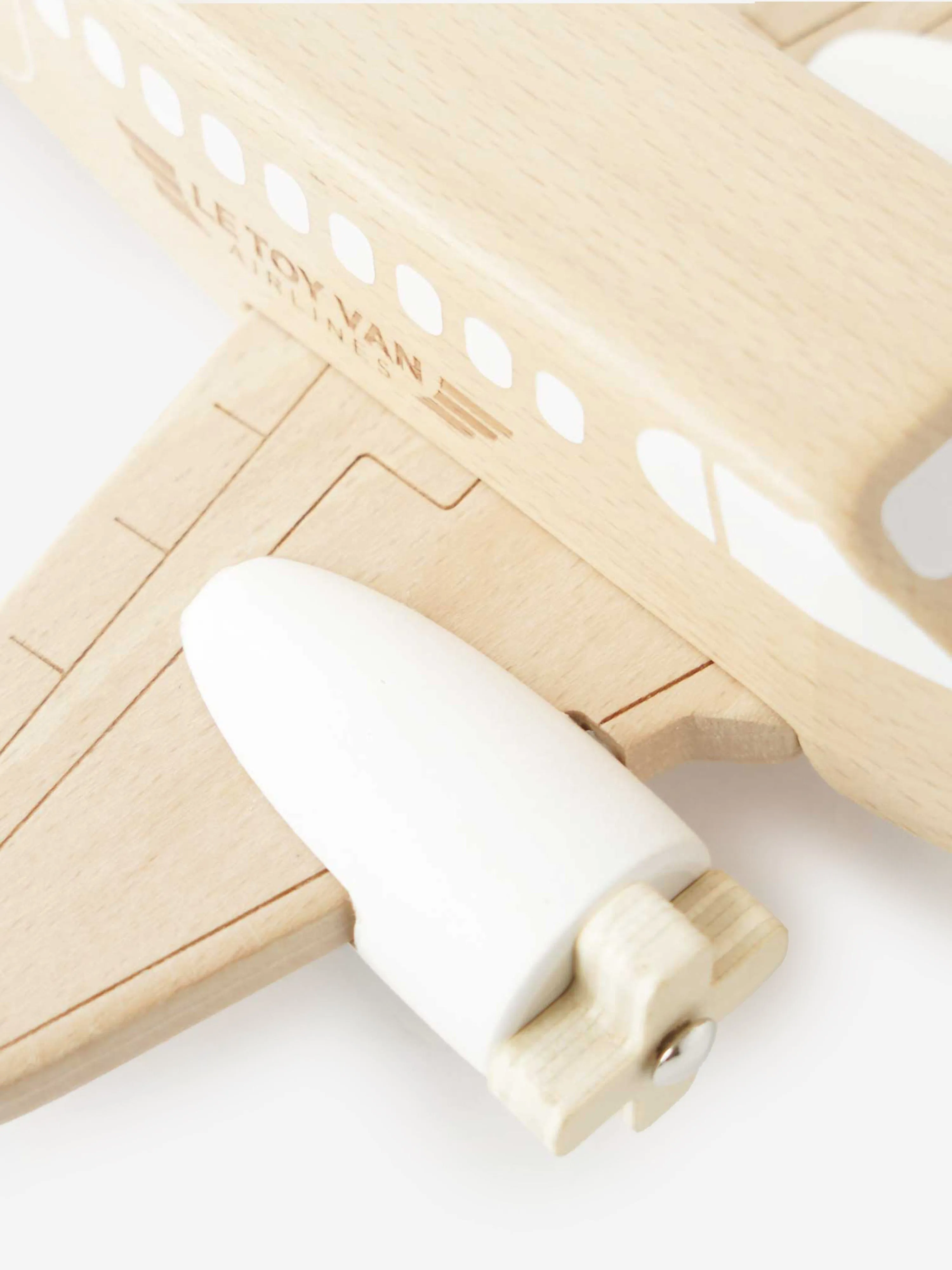 Wooden Toy Plane (W:21.3 x D:21 x H:7cm)