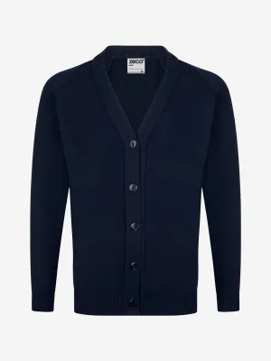 Zeco Kids School Knitted Cardigan in Navy